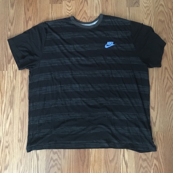Nike logo shirtsleeve black stripe 3XL T-shirt